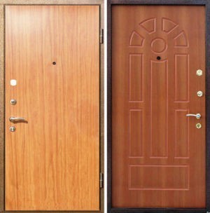Входная металлическая дверь ламинат и МДФ СП023